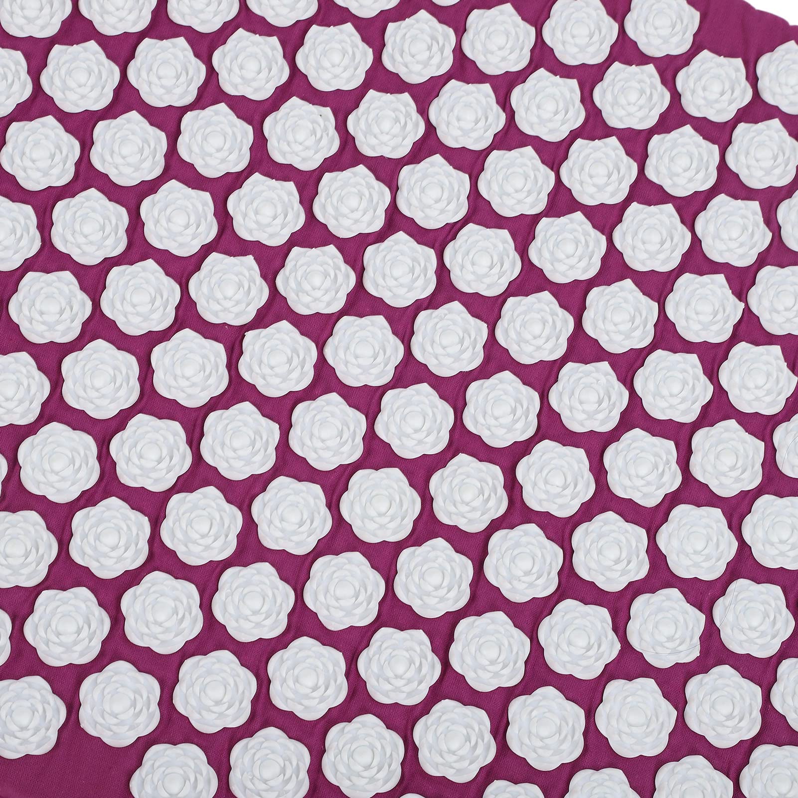Tapis D'acupression, Tapis De Massage, Massage Relaxant les Muscles, Réduit le Cou, le Dos, les épaules, la Tête, Soulage le Stress, Coussin D'acupression(Couleur lavande)