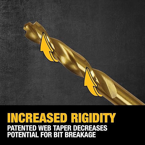 Miniatura 4 de DEWALT Juego de brocas, recubierto de nitruro de titanio, 14 piezas (DW1354)