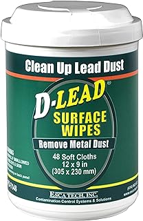 D-Lead Surface Wipes for Lead Paint Dust Cleanup (48 ct.), PD-T148