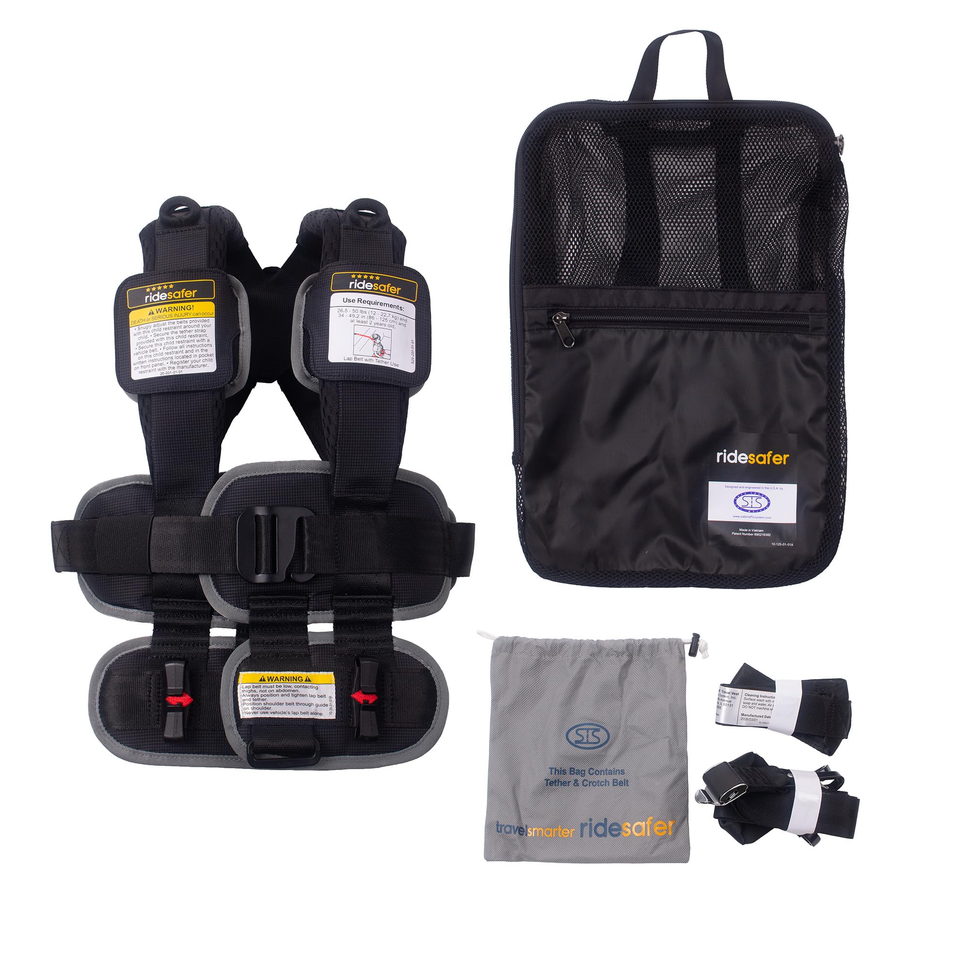 Amazon.com : RideSafer Travel Vest Gen 6 - Small (26.5-50 lbs