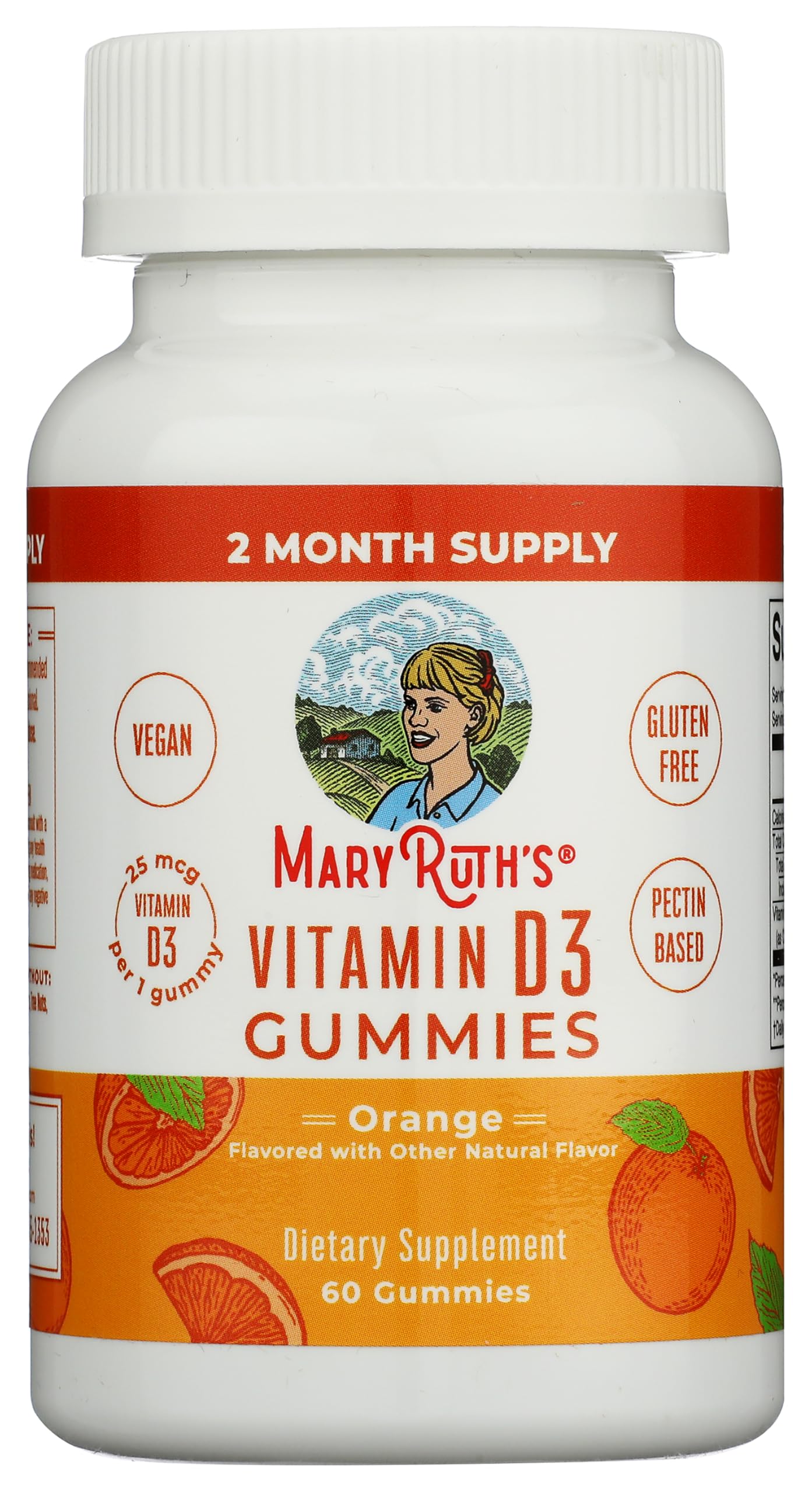 Mary Ruth's Vitamin D3 Gummies, 60 CT