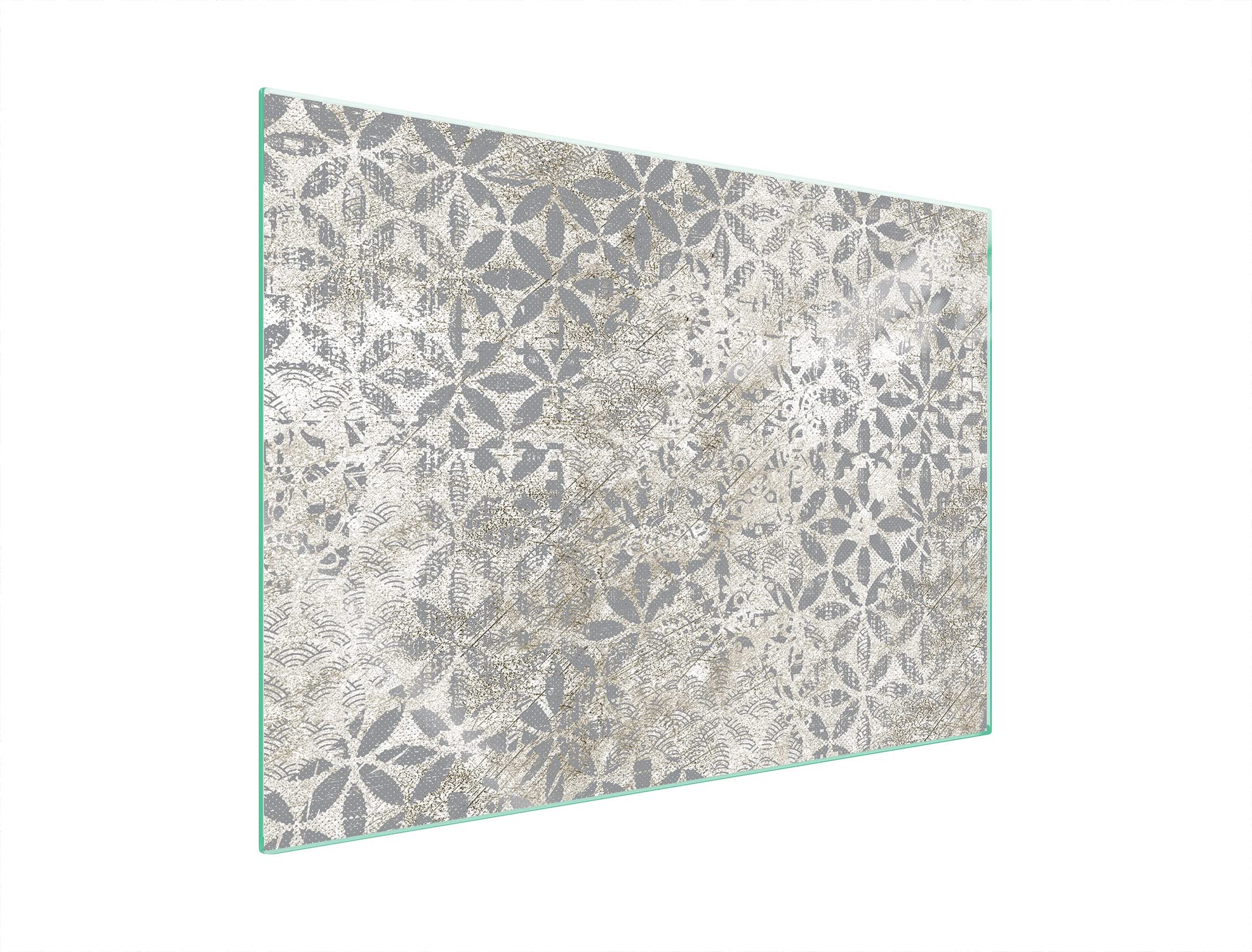 DarHuas afdekplaat voor fornuis, 35 x 52 cm 2-delig, afdekking voor keramische kookplaat, inductie universele elektrische kookplaat, spatbescherming, glas, decoratieve snijplank, KEUKEN