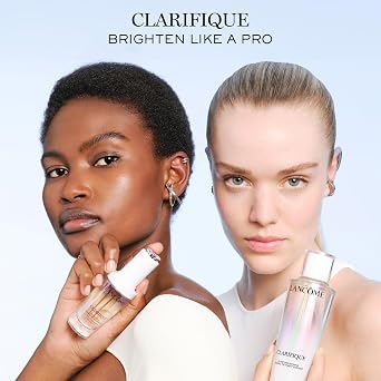 Lancome Clarifique Double Treatment Essence - Exfoliating, Brightening & Soothing Facial Essence - with Salycilic, Glycolic & Lactic Acids - Improves Skin Radiance, Skin Tone Evenness & Hydration