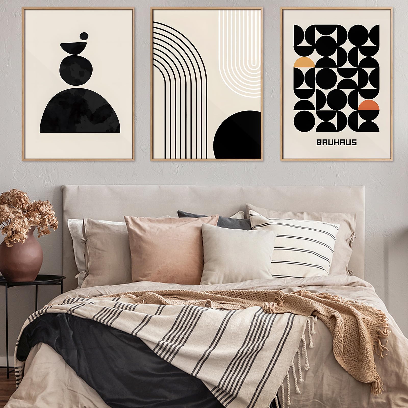 LXTOPN Boho Canvas Prints for Walls Abstract Canvas Wall Art decor for Living Room Bedroom, Frameless - 19.6x27.5inch - Image 4