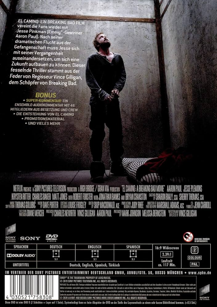 Amazon.co.jp: El Camino - Ein Breaking Bad Film : DVD