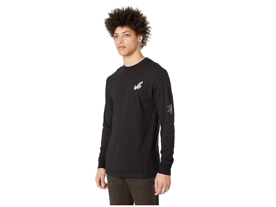 

Volcom Lopez Web Long Sleeve Tee (Black) Men's T Shirt