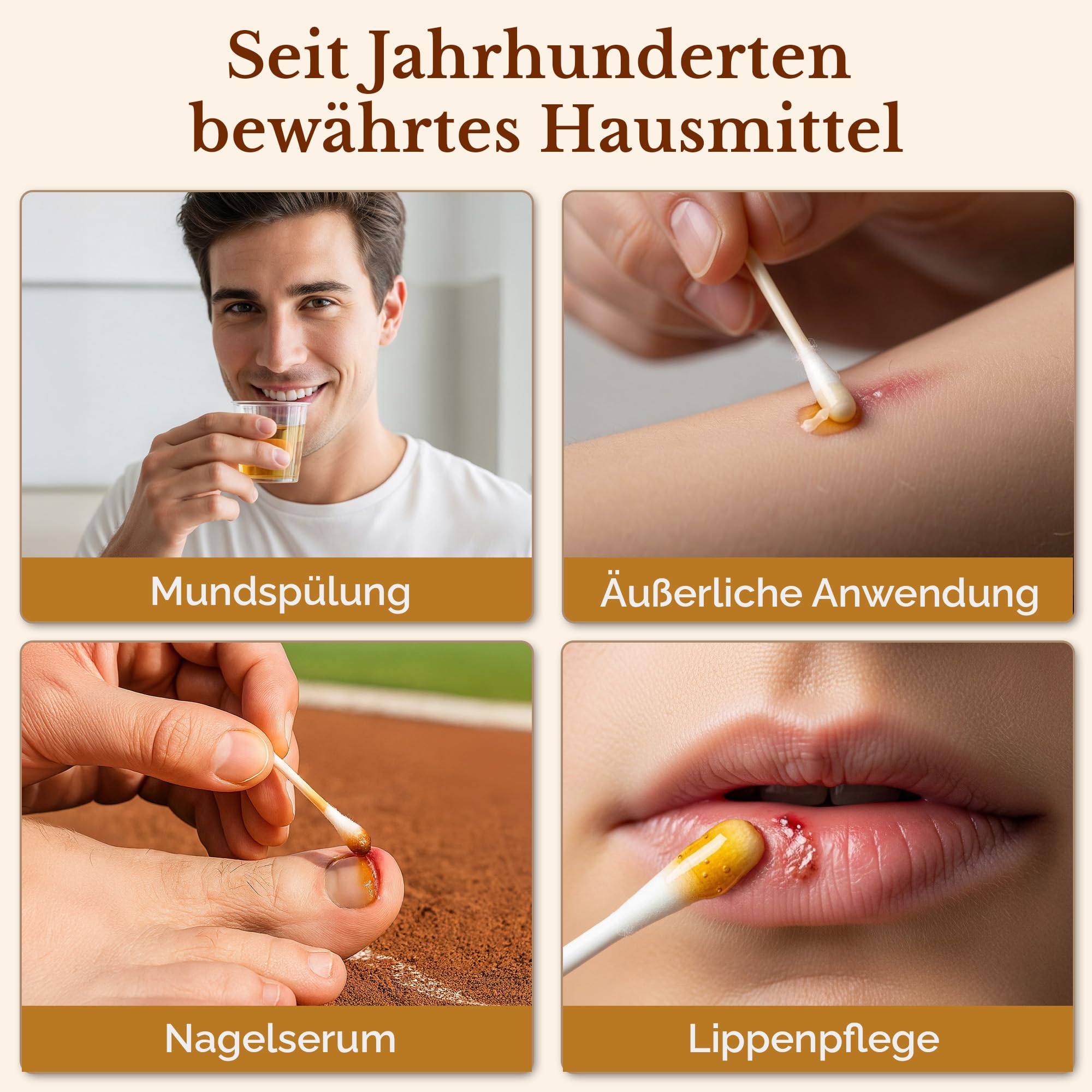 Nordbienchen Propolis Tropfen 40% - naturreine Propolis Tinktur direkt vom Imker - natürliches Rachen Spray, als Nagelserum, zum Gurgeln, bei Hautunreinheiten, uvm. Extrakt Serum 20ml