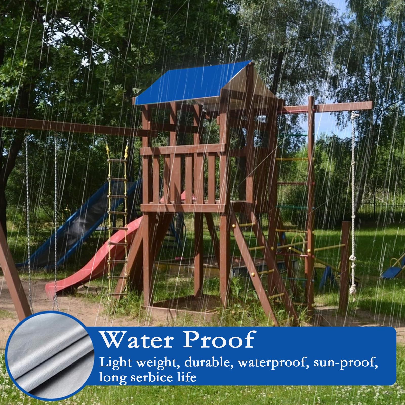 Toldo de Repuesto para Parque Infantil, Toldo de Lona de Repuesto para Niños, Toldo para Vela de Sol, Toldo para Techo de Parque Infantil, Jardín Velas de Sombra, para la Mayoría de Las Ocasiones