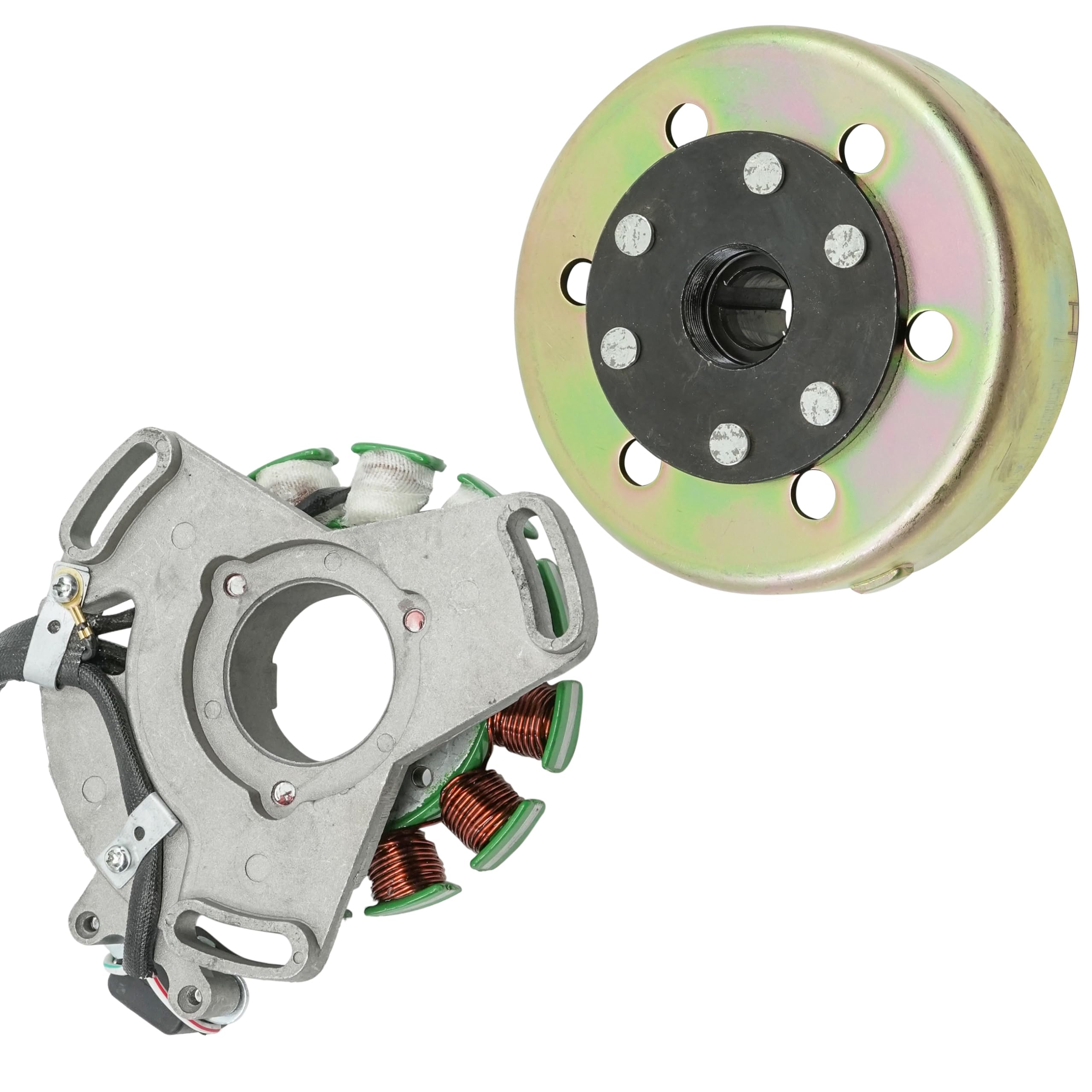 YFZ350 Engine Parts Caltric Stator & Flywheel Rotor Kit - Compatible ...