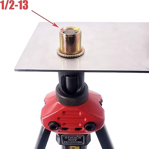 Miniatura 8 de ZIOJOVK - Herramienta de tuerca remachadora de 16 pulgadas kit profesional de herramientas de tuerca remachada que incluye 13 mandriles métricos y