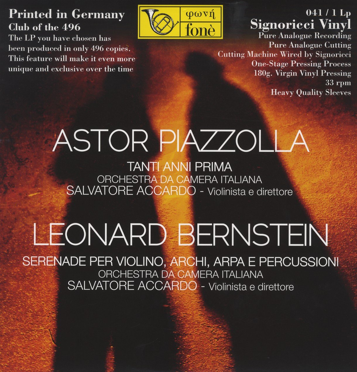 Tanti Anni / Serenade Per Violino (Natural Sound R