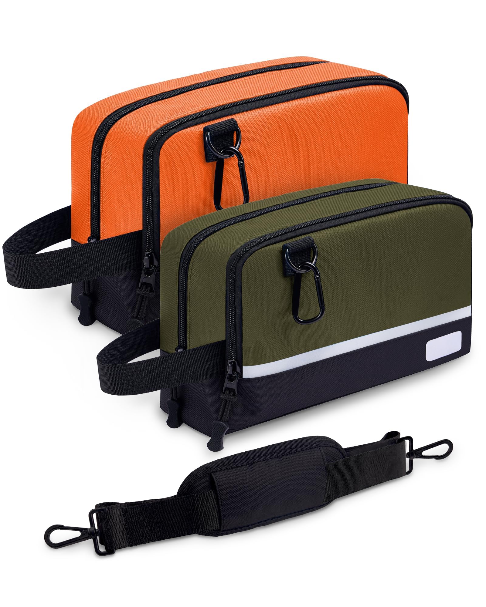 2 Pack Small Tool Bags with Strap 12" & 10"