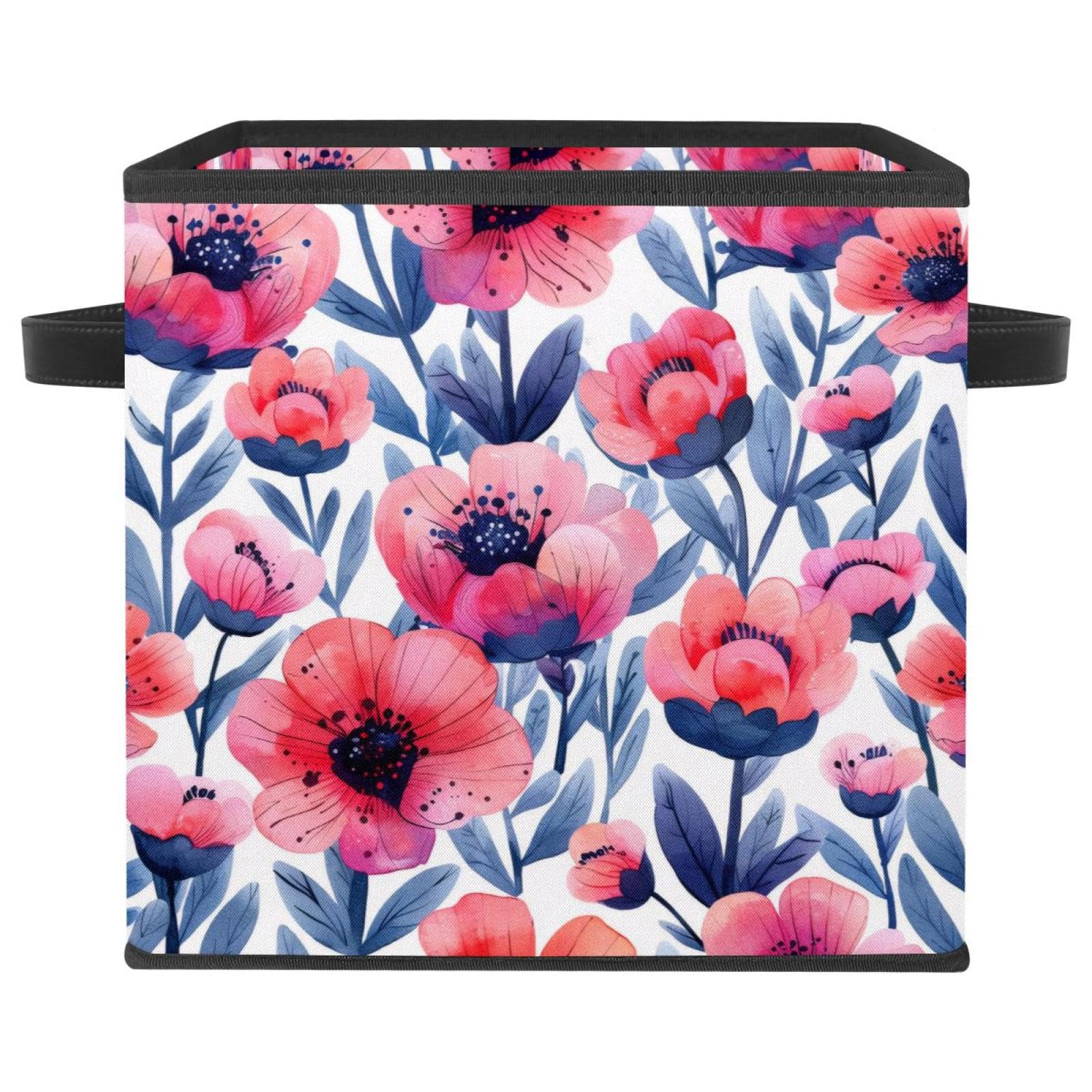 Désencombrez sans effort votre intérieur grâce au bac de rangement fleurs roses