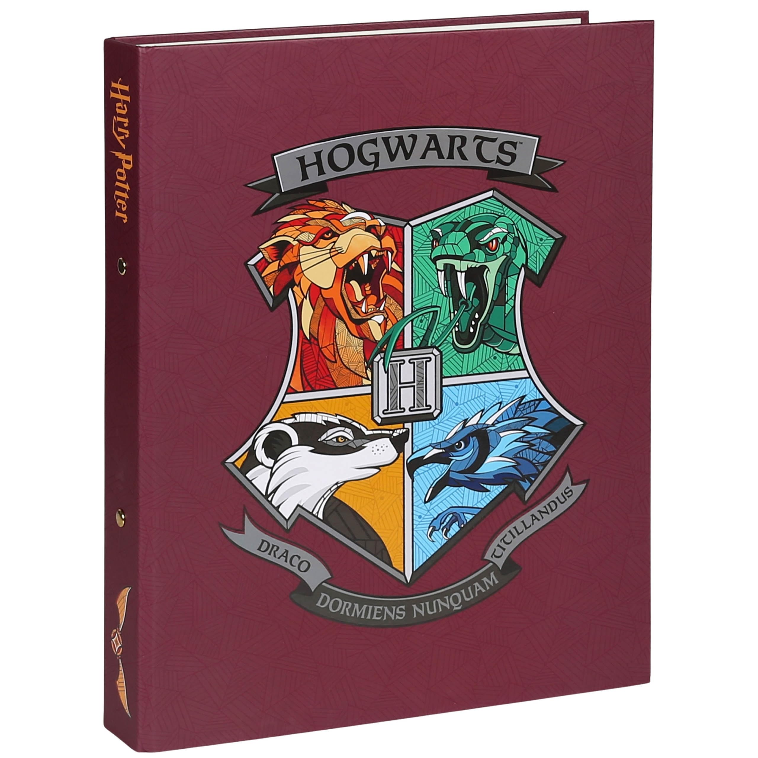 Harry Potter Houses of Hogwarts Office Binder, Document Organizer, A4 Folder (A)