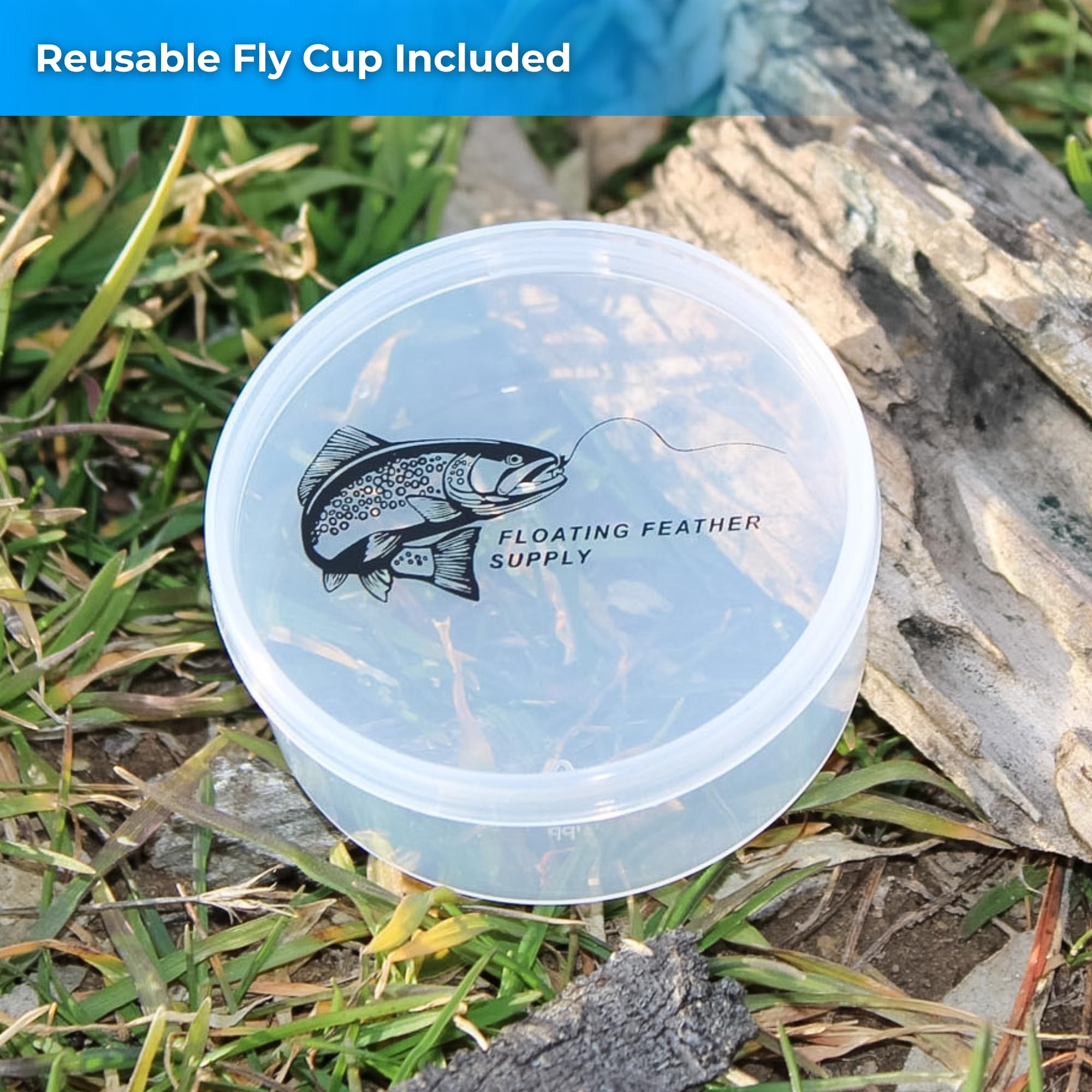 Fliegenfischen mit Tasse, handgeknüpfter Luftschlangen, Nassfliegen, Nymphenköder für Forelle, Barsch, Lachs, Stahlkopf, Panfish, Fluss, See, Bach, Größen 36, 38, 40, 40, 12, 12