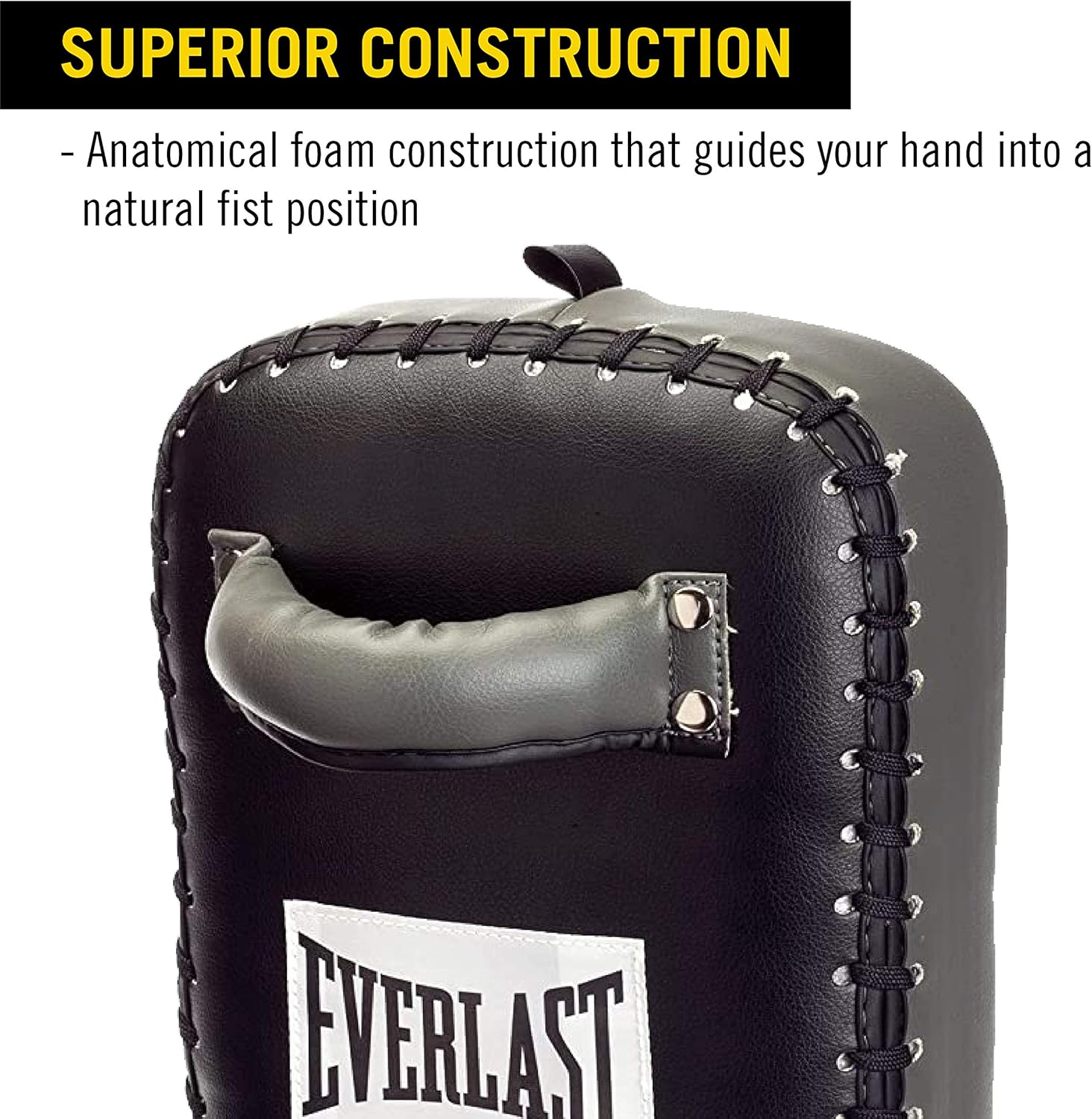 Everlast Thai Pad (Black) : Boxing Punch Mitts : Sports & Outdoors