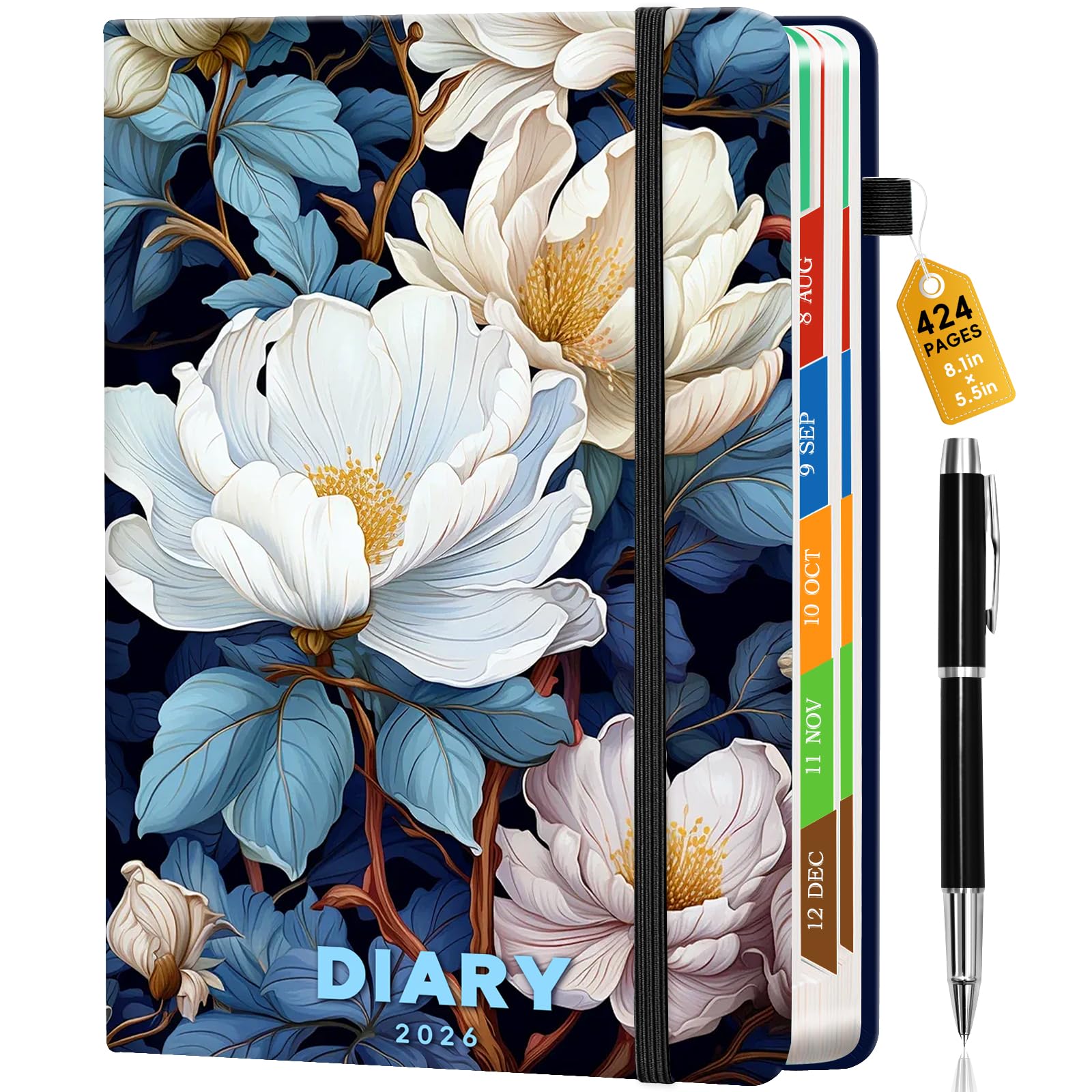 Lusibaka 424 Pages Academic Diary 2026 A5 Week To View Work Diary