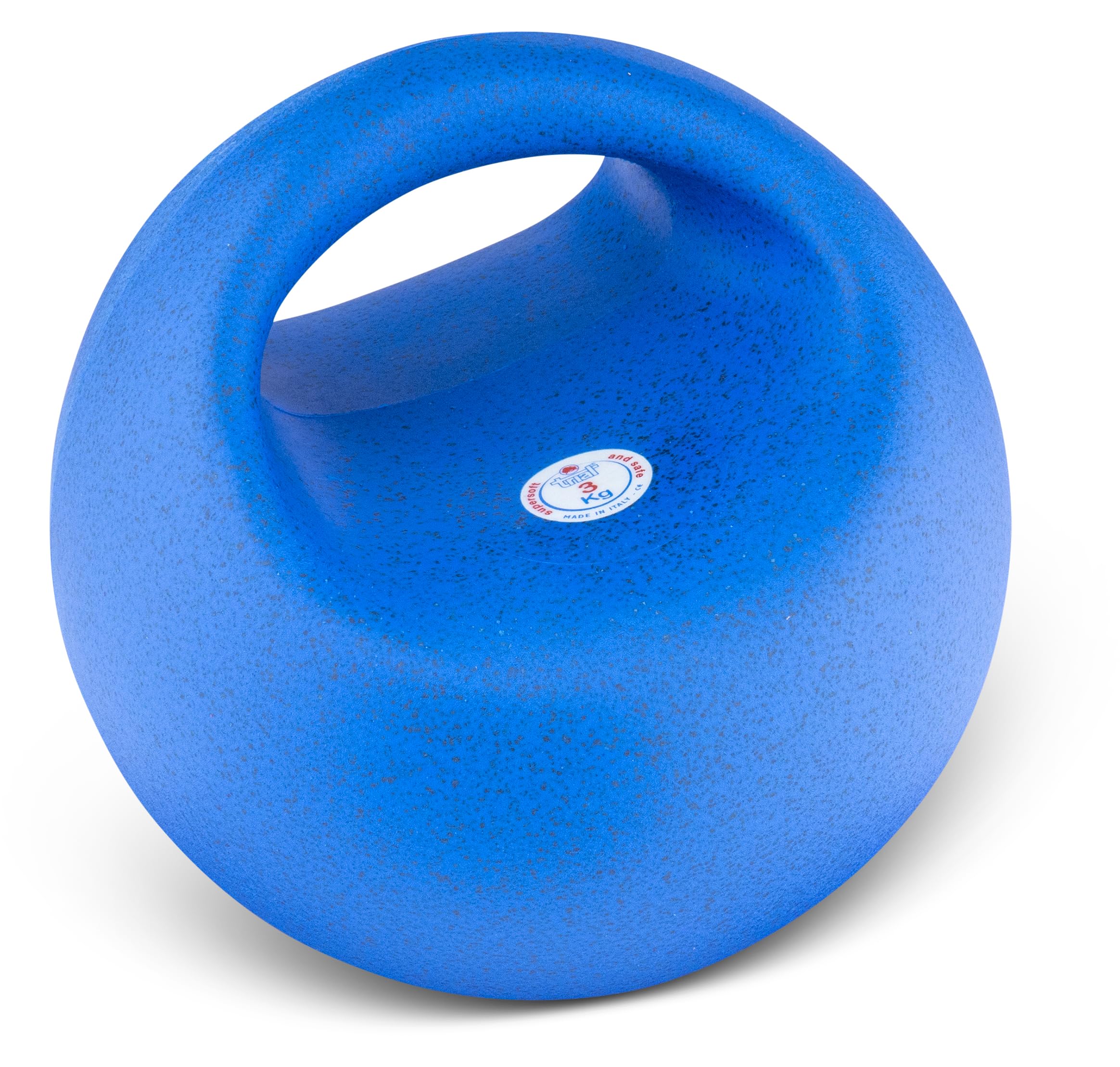HAEST Trial Over Kettlebell 3 kg | Blue | 19 cm Diameter | Intensive Workouts | Ideal for Challenging Strength Sessions