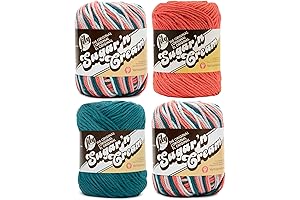 Sugar'N Cream Yarn - Solids - Tangerine Cotton Yarn for Crocheting Dishcloths