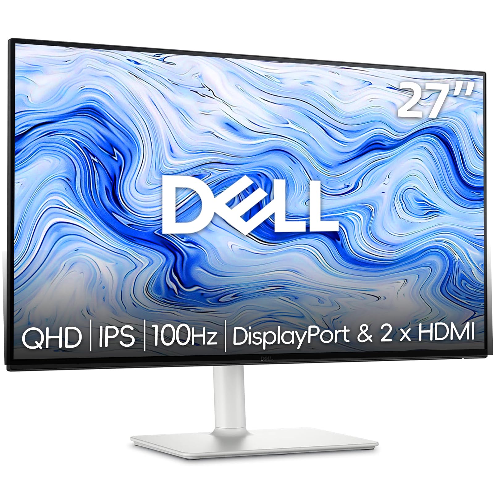 Amazon.com: Dell 27 inch Monitor, LED QHD(2560x1440) - 100Hz 