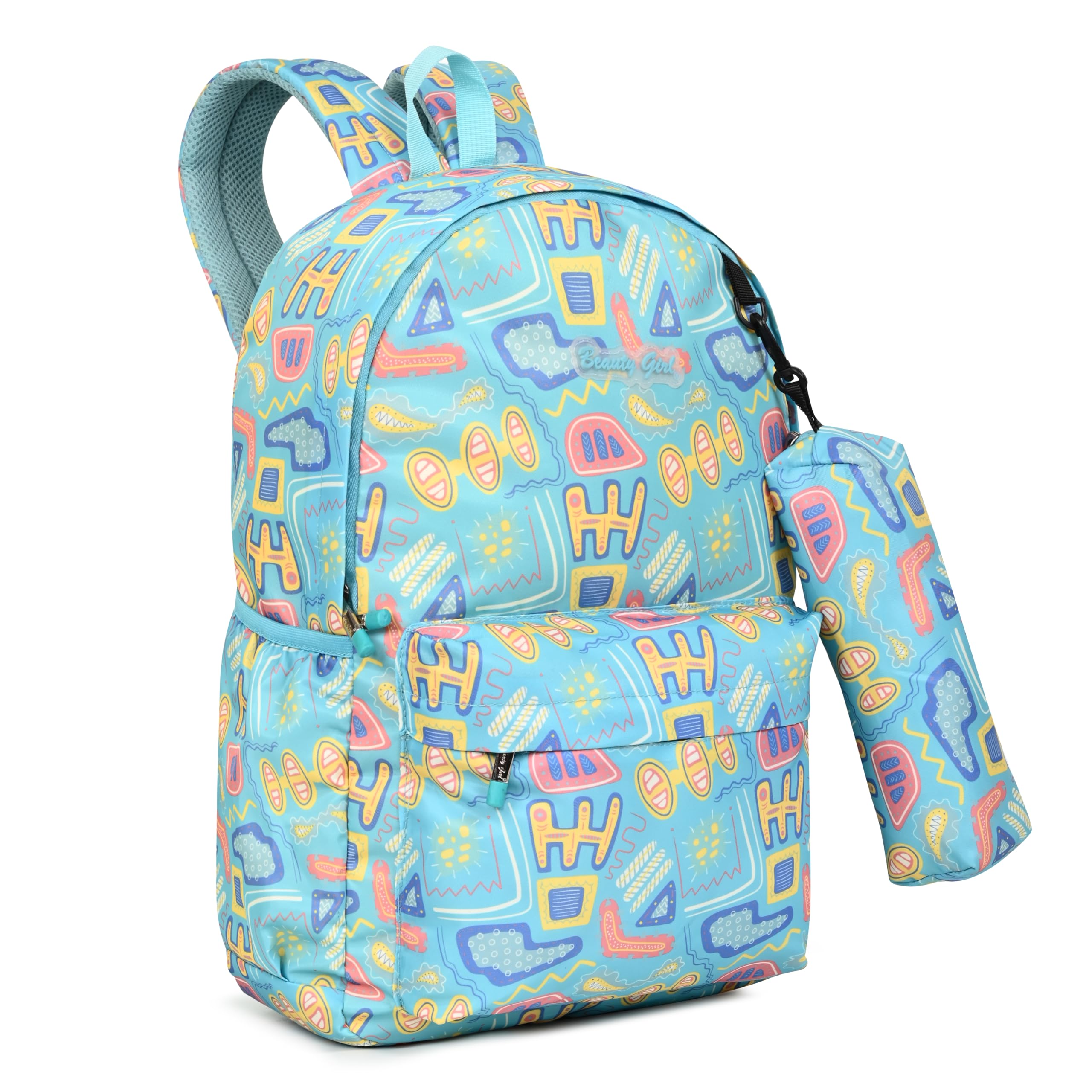 BEAUTY GIRLS BY HOTSHOT |COLLEGE BACKPACK|SCHOOL BAG|TUTION BAG|TABLET SLEEVE|JOY POUCH|WATER RESISTANT BAG|FOR GIRLS & WOMEN 15 LITERS 4