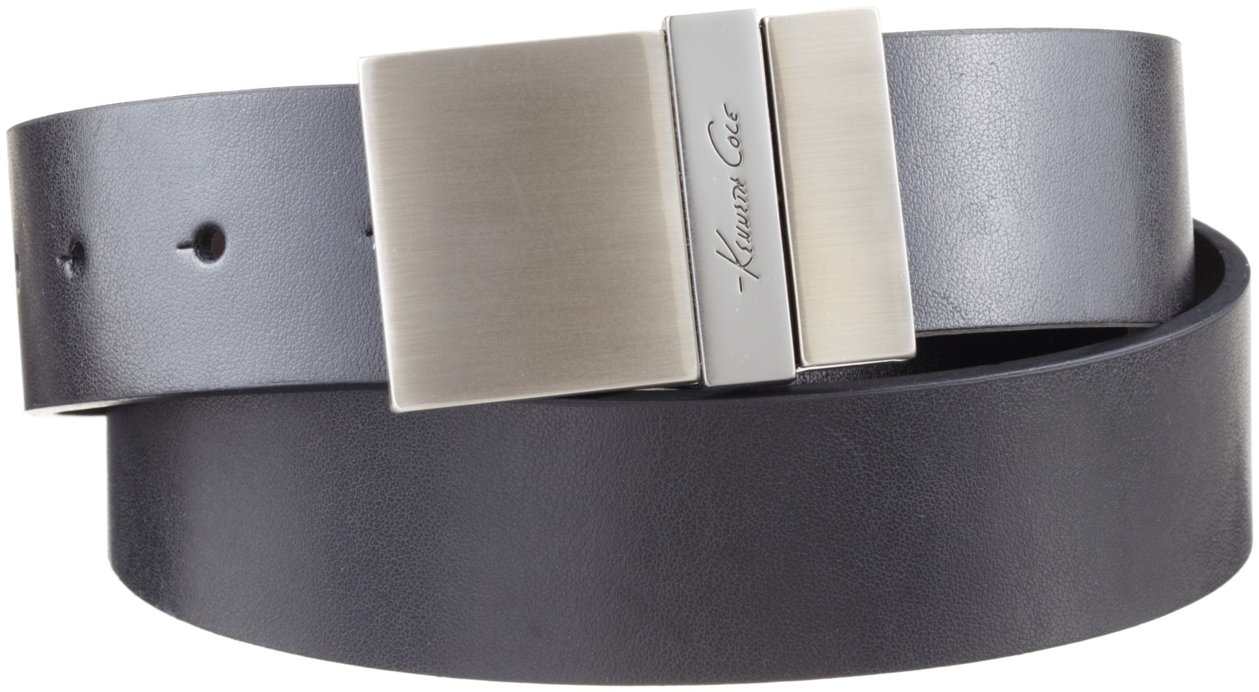 Kenneth Cole Men's 1 1/2 in. Reversible Dress Belt With Pieced Plaque Buckle