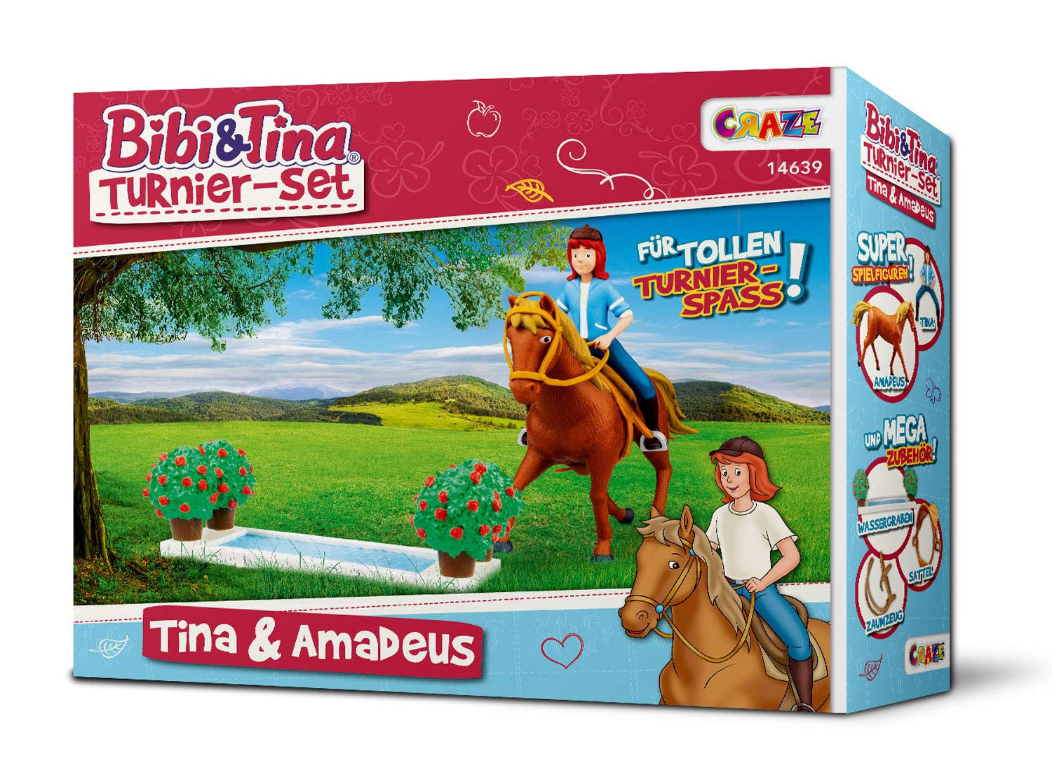 CRAZE Bibi & Tina Tournament Set - Tina and Amadeus 14639