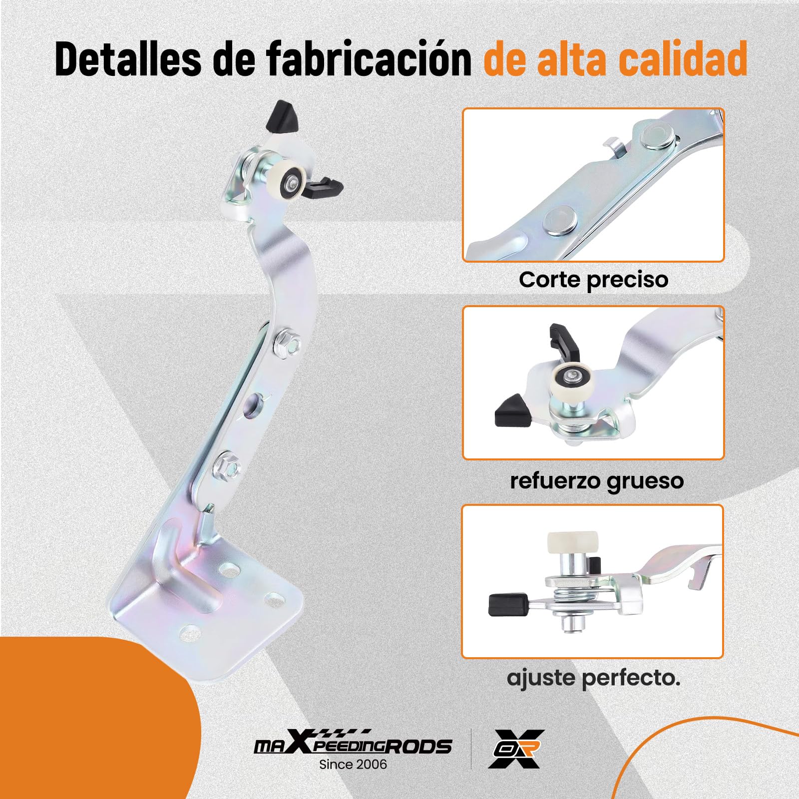maXpeedingrods Serratura Porta Scorrevole per FIAT Ducato, per CITROEN Jumper, per PEUGEOT Boxer 2006-2024 1344234080 1344239080 1344266080 9033v3 9033s3 9033v8