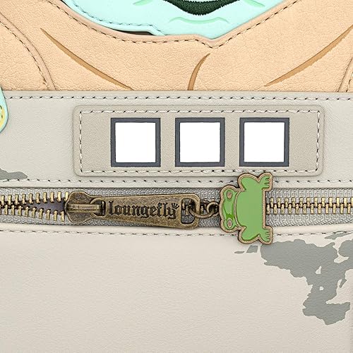 Miniatura 6 de Loungefly Star Wars Baby Yoda The Mandalorian - Bolso de hombro con doble correa para mujer