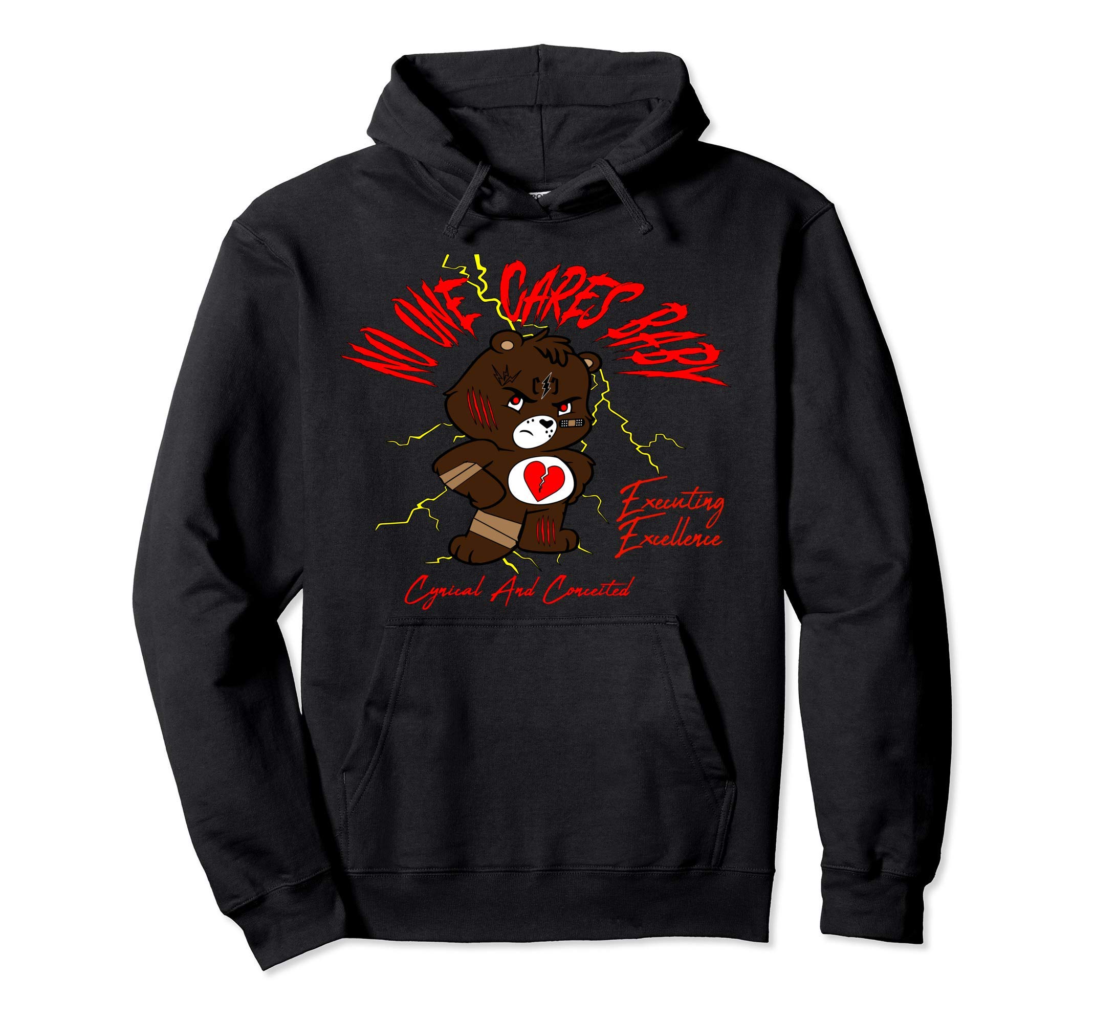 "No One Cares Baby" By: Cynical and Conceited Kouture Pullover Hoodie