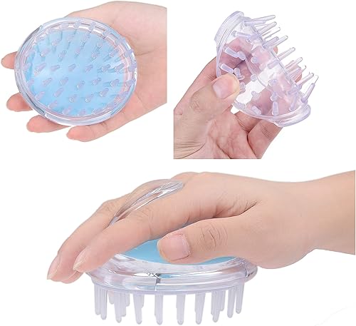 Miniatura 5 de Kare & Kind Kit de masaje para el cuero cabelludo, 1 masajeador de garras con bola y 2 cepillos de masaje de champú, relaja y rejuvenece, estimula