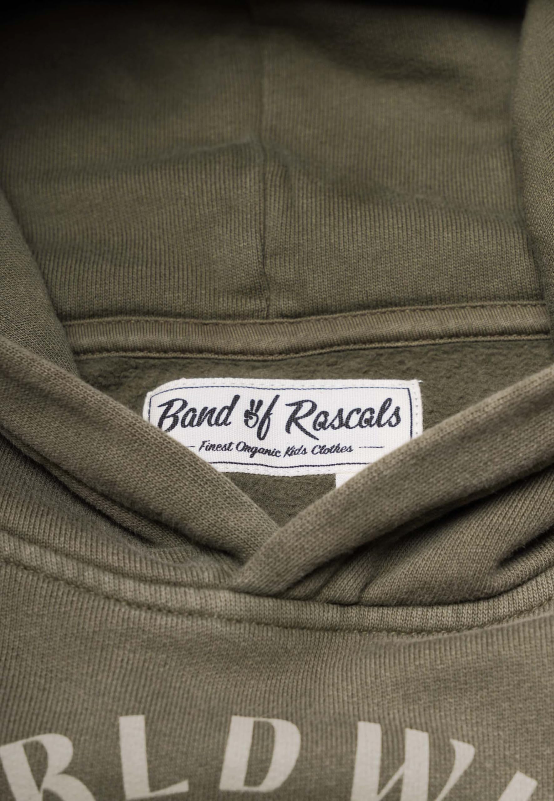 Band of Rascals Kinder Kapuzenpullover World Wide aus Bio-Baumwolle