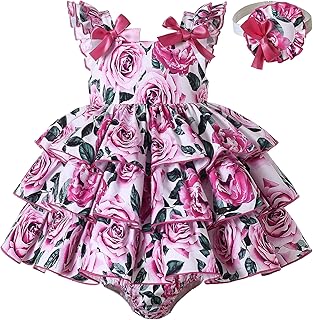 Pettigirl Baby Girl Elegant Purple Floral Casual Sleeveless Clothing Set Newborn Infant Cute Summer Dress Overall