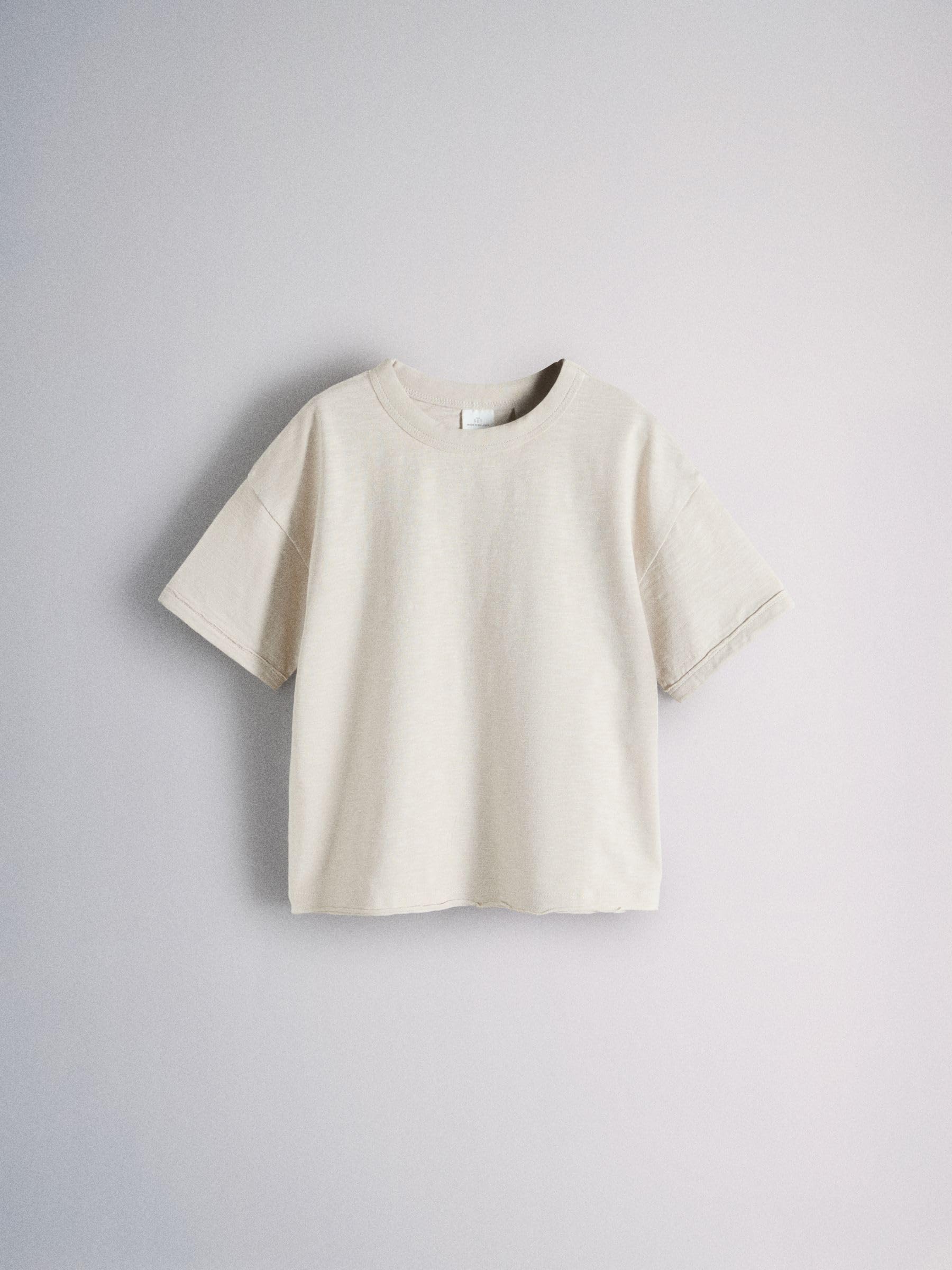 THE SET Jungen Oversized Fit T-Shirt aus Slub-Baumwolle, 5er-Pack