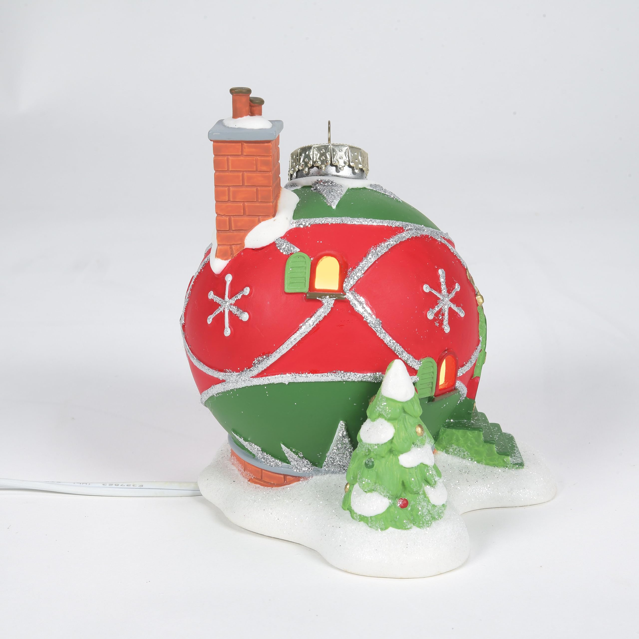 Dept56 ノースポールシリーズ サンタクロース夫妻の家 ライト ハウス 陶器 Amazon.com: Department 56 House ROUTE 1 NP HOME MR & MRS