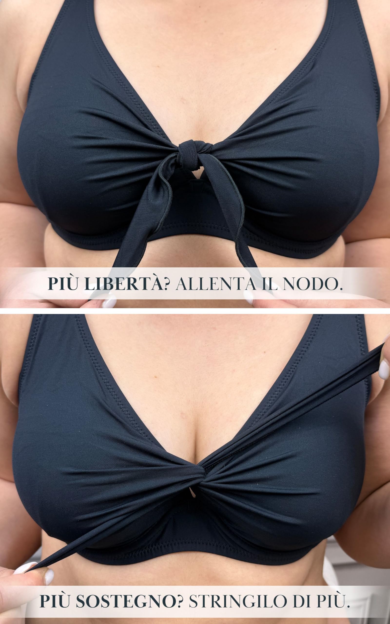 Vivisence 3202 Reggiseno Bikini Liscio Monocolorato Coppe Morbide con Ferretti
