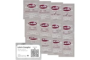 Lalvin Sampler Wine Yeast 12 Pack