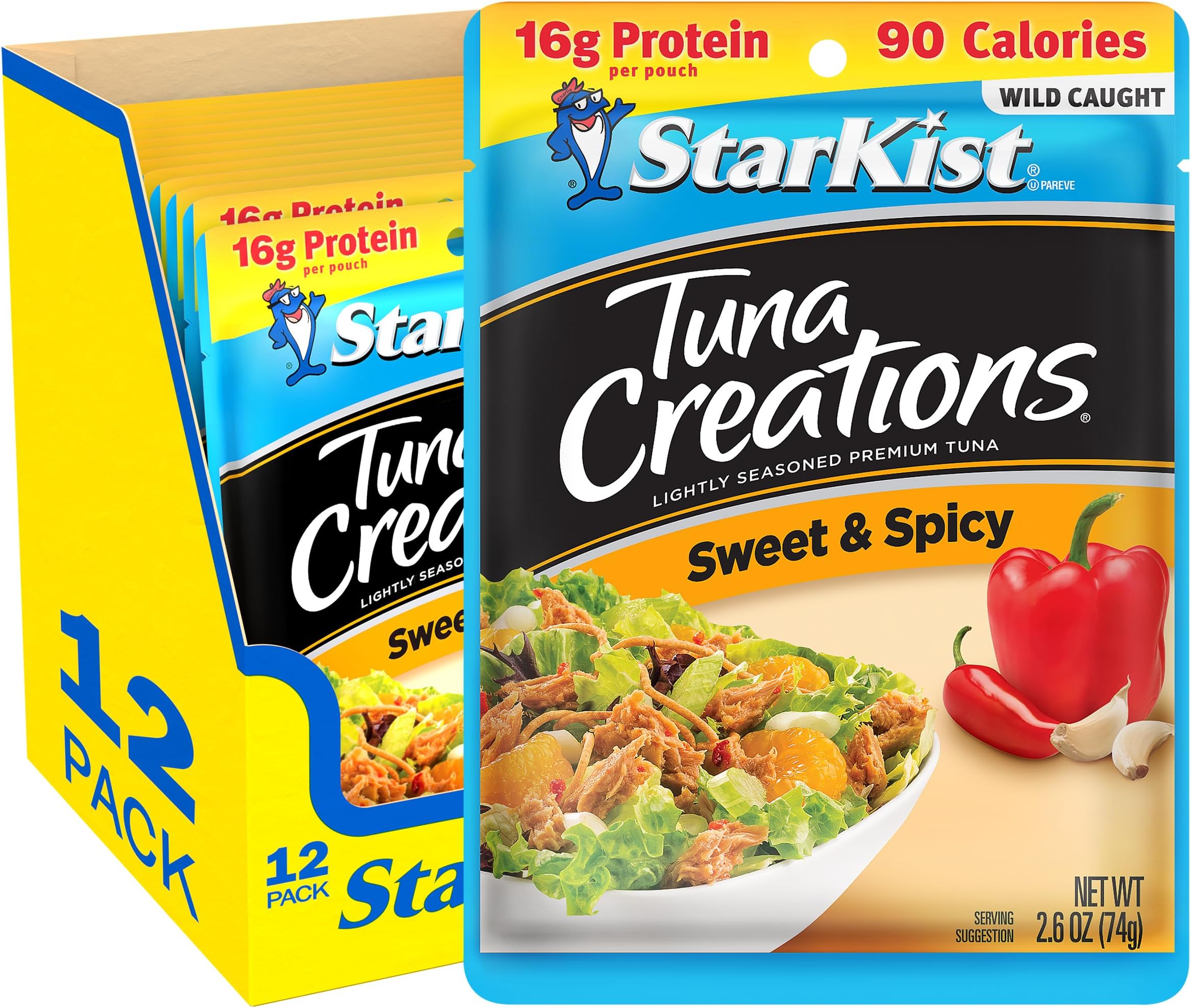 Tuna Creations Single Serve 2.6 oz Pouch (Pack of 12)