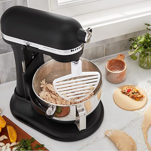 Miniatura 6 de KitchenAid Pastelería Cabeza Inclinable Batidora Batidora Accesorio Blanca, Blanco