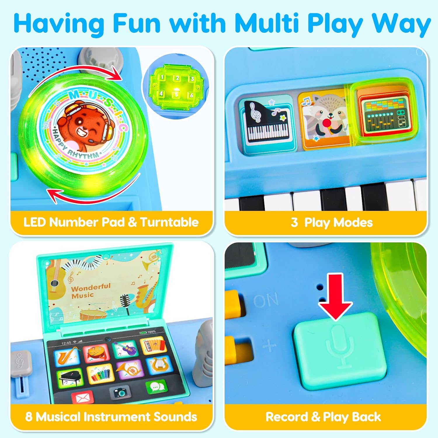 Thremhoo Baby Dj Table Musical Piano