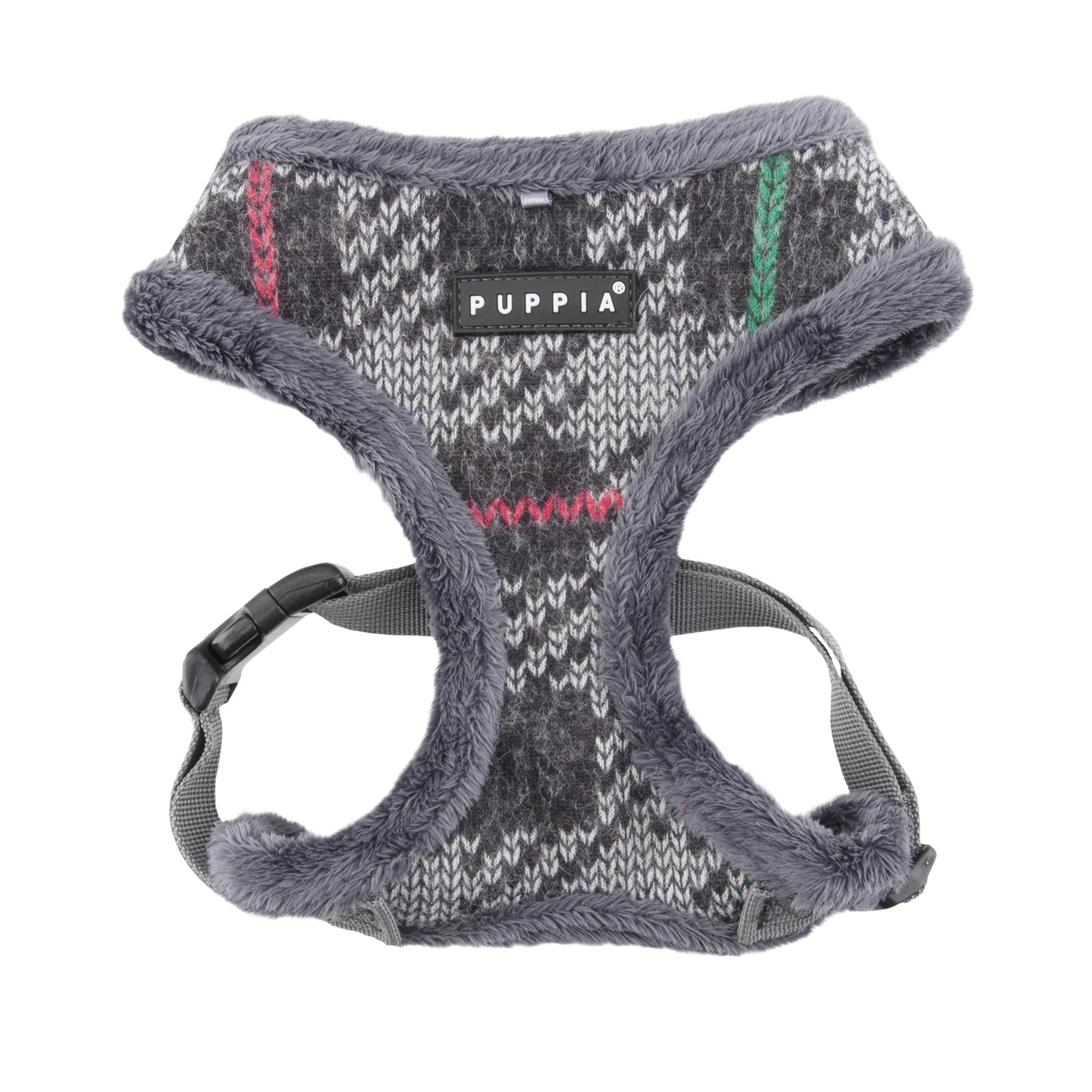 Puppia Eldric Harness-A for Pets Mélange Grey, Small