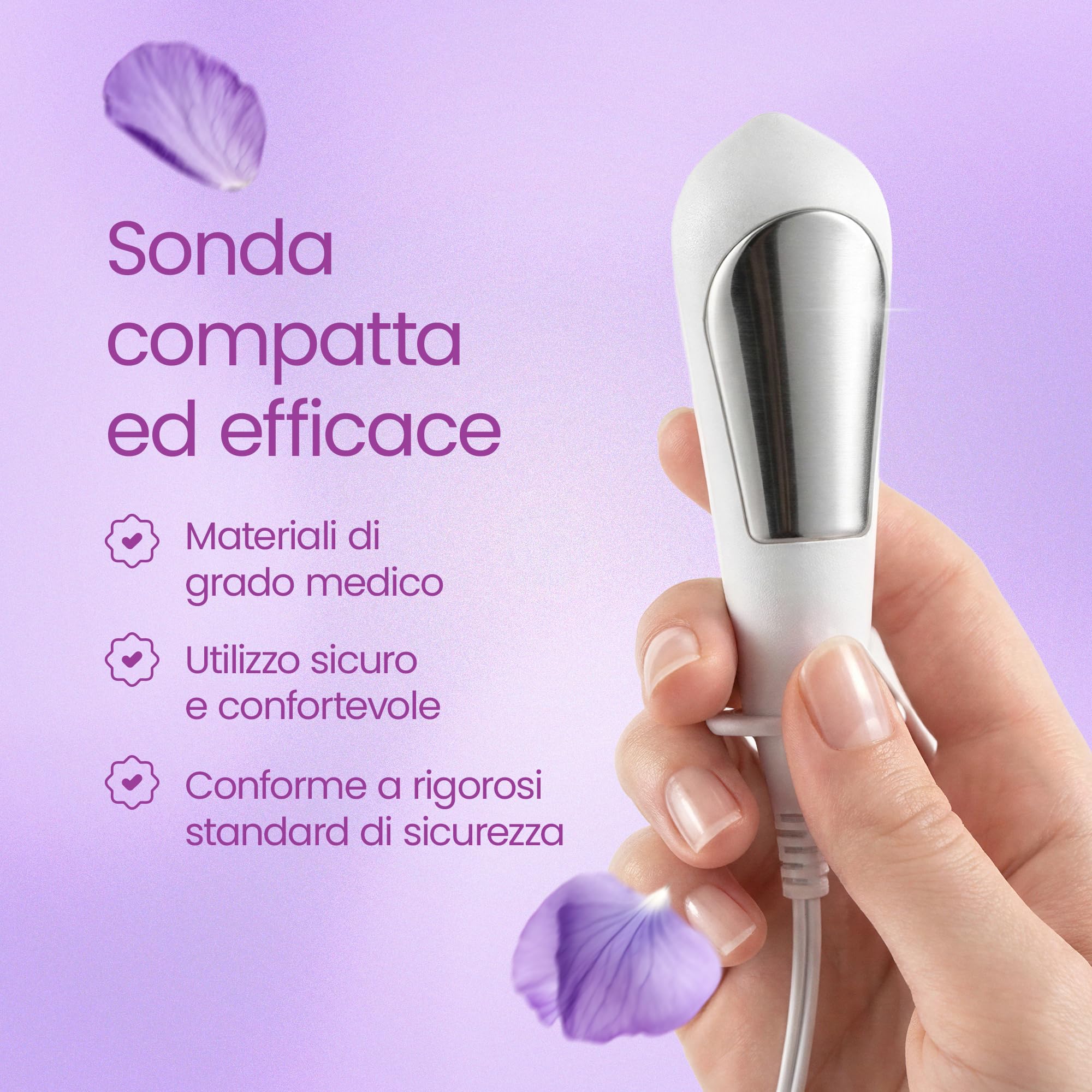 Tenscare Itouch Sure + Go water based lubricant device against leaks and incontinence with lubricant for easy use