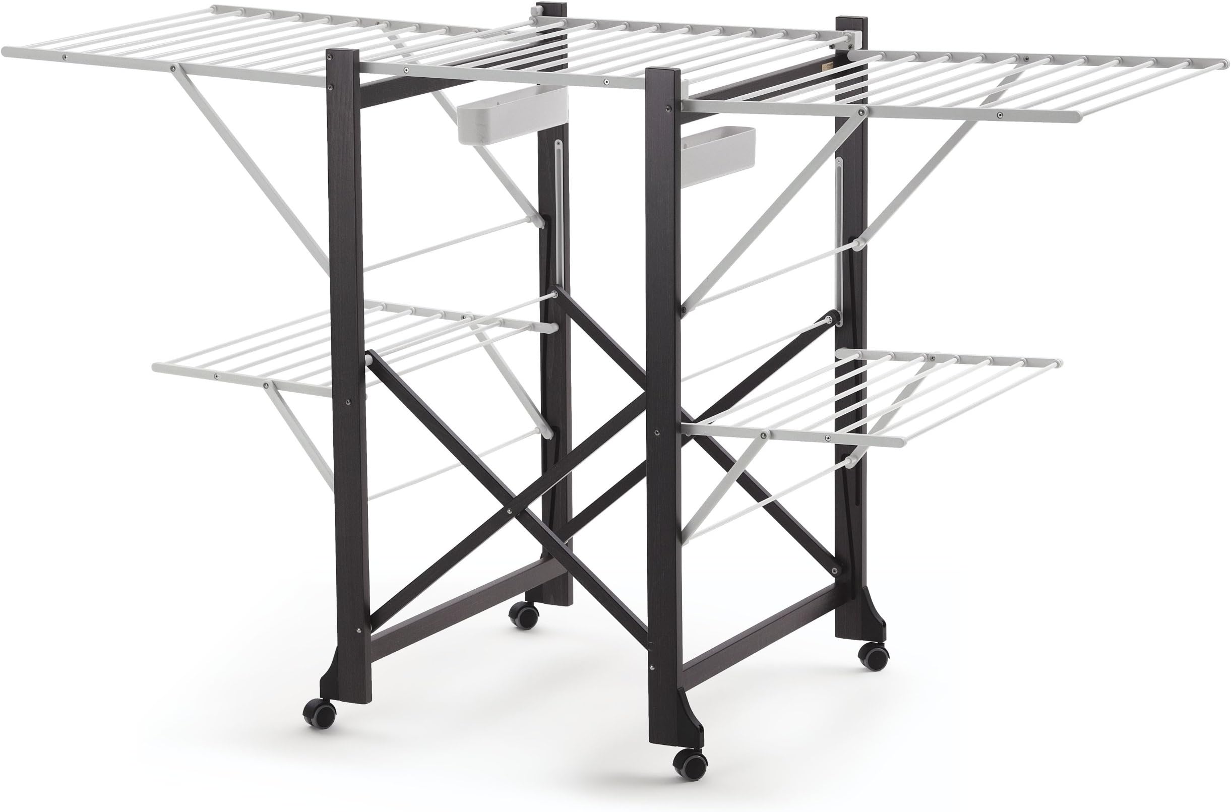 Arredamenti Italia AR_IT - 600 GABBIANO drying rack 30 meters of useful line, Finishing wenghè.