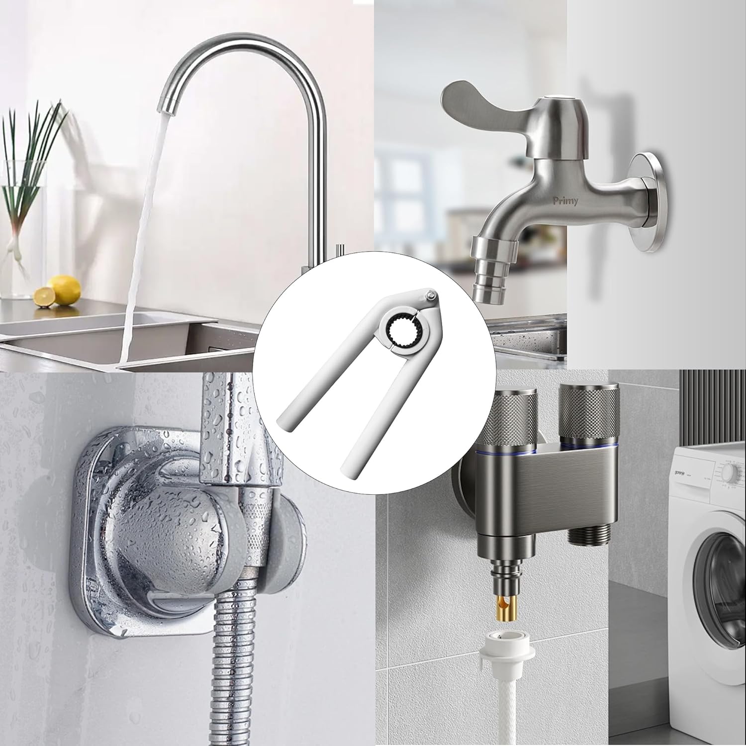 Durable Plastic Construction - Made from high-strength plastic, this faucet aerator removal tool offers excellent toughness and long-lasting use.
