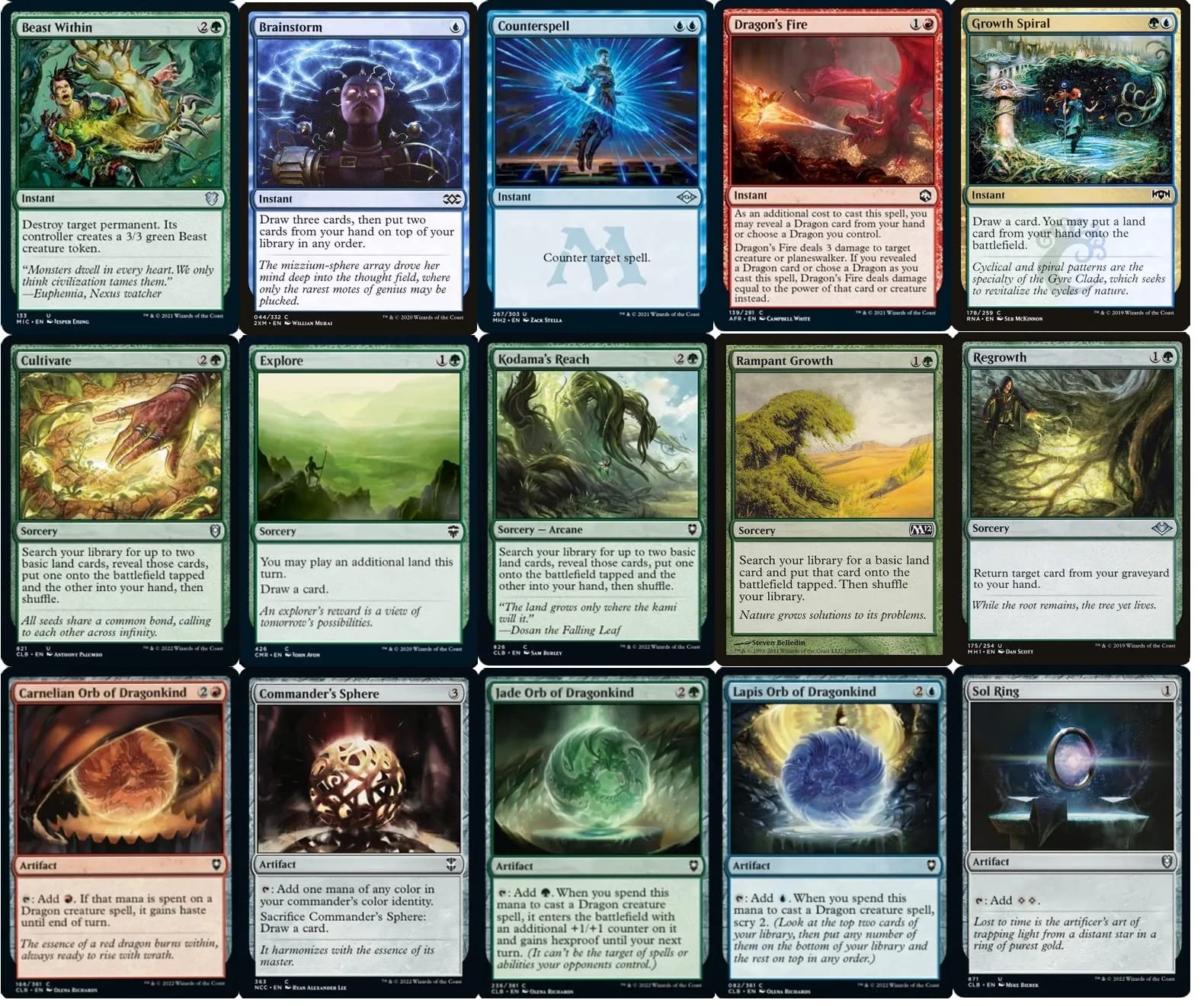 Amazon.com: Elite Commander Miirym Copy Dragons Deck - Temur - Red Blue  Green - EDH - Miirym, Sentinel Wyrm - 100 Card - Custom Magic The Gathering  Deck