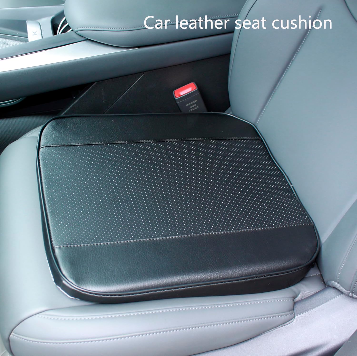 Car Height seat Cushion Car Height seat Cushion Perforated Leather Fabric Memory Cotton Inner core Anti Slip Bottom Fabric Suitable for Various Vehicle Seats and Office Chairs
