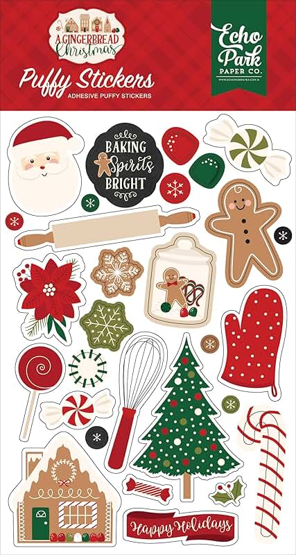 Amazon.com: christmas scrapbook stickers