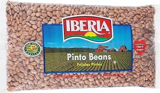 Iberia Pinto Beans 4 lb - Premium Dried Beans for Refried Beans, Chili, Soups & Salads | Rich Flavor & Nutrients