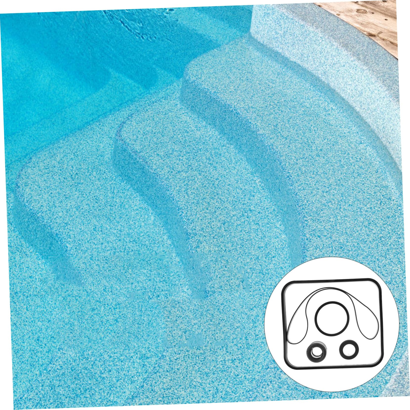 VANZACK 5 Juegos Sellos para de Piscina Suministros para de Piscina reemplazo de Tapa de Piscina Accesorios de Piscina círculo de Sellado de Goma Anillos de Sellado de Goma