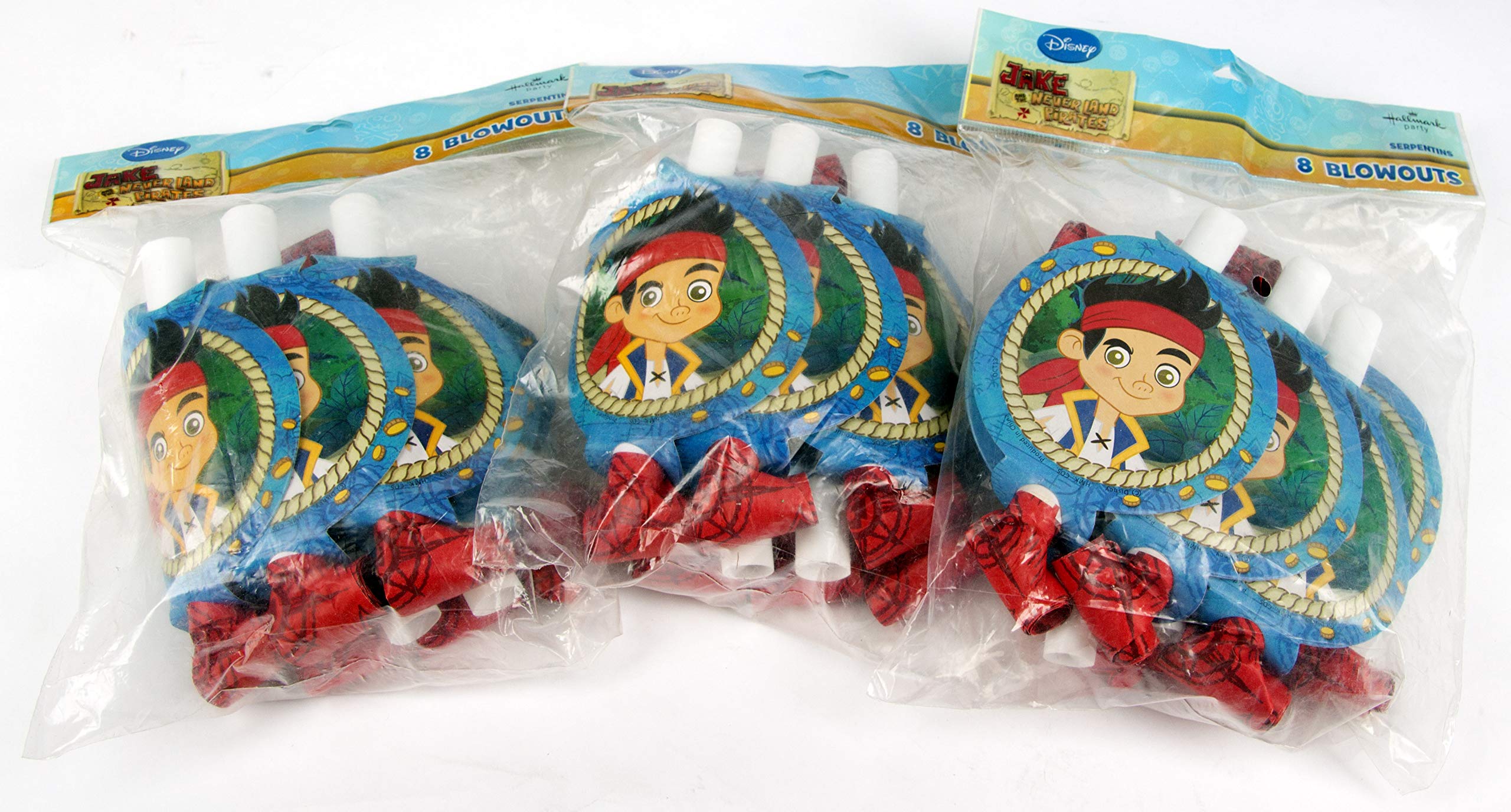 Ziggos Party Jake and The Never Land Pirates Blowouts Value Pack (24ct)